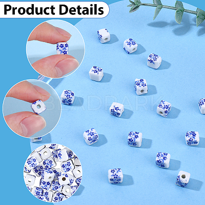 Handmade Porcelain Beads PORC-SC0001-32A-1