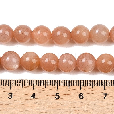 Natural Sunstone Beads Strands G-G342-A01-8.5mm-1