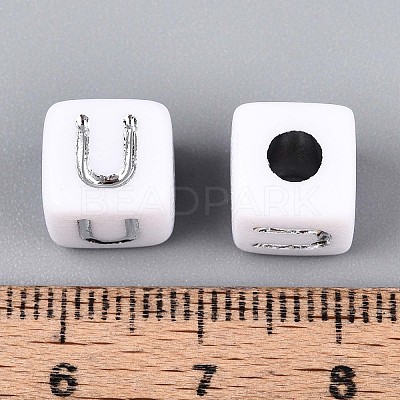 Opaque Acrylic Beads SACR-T035-03U-1