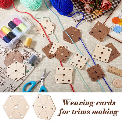 24Pcs Wood Tool for Knitting Loom Accessories TOOL-GA0001-90C-01-1