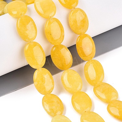 Dyed Natural White Jade Beads Strands G-N370-01A-13-1