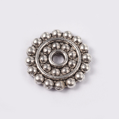 Tibetan Style Alloy Spacer Beads X-PALLOY-ZN47915-AS-RS-1