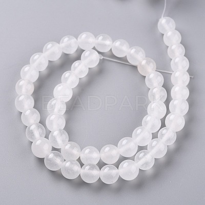 Natural White Jade Beads G-J390-C02-38-1