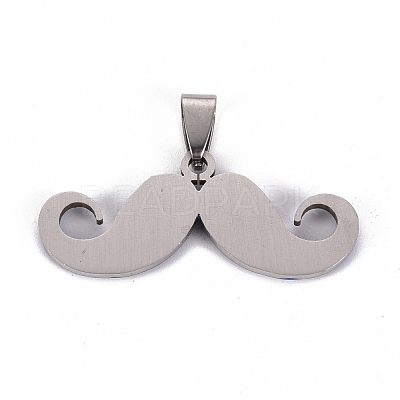 201 Stainless Steel Enamel Pendants STAS-S110-075L-1