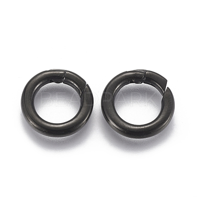 304 Stainless Steel Spring Gate Rings STAS-D070-01B-1-1