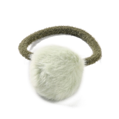 Imitation Wool Girls Hair Accessories OHAR-S190-17B-1