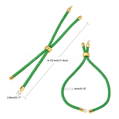 Nylon Twisted Cord Bracelet Making MAK-M025-1