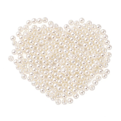 Imitation Pearl Acrylic Beads PL607-1-1