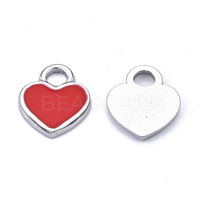 201 Stainless Steel Charms STAS-S080-045P-06-NR-1