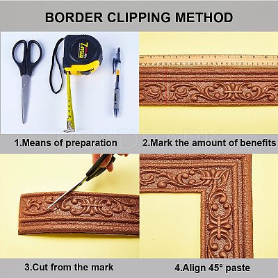 Self-Adhesive XPE Grain Contact Paper DIY-CP0011-17G-1