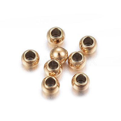 Ion Plating(IP) 304 Stainless Steel Beads X-STAS-H467-07G-1