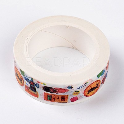 Fleeting Time Pattern DIY Scrapbook Decorative Paper Tapes DIY-I007-07-1