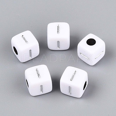 Opaque Acrylic Beads SACR-T035-03I-1