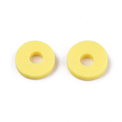 Handmade Polymer Clay Beads X-CLAY-Q251-6.0mm-109-1