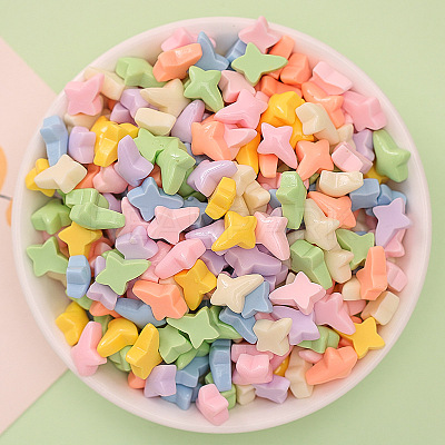 Opaque Resin Cabochons RESI-K027-01-1