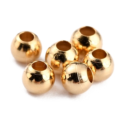 Brass Spacer Beads KK-O133-010A-G-1