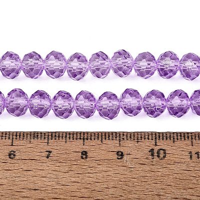 Baking Paint Glass Beads Strands EGLA-Q120-B-B01-1