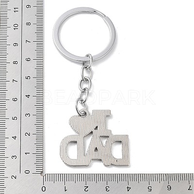 Father's Day Alloy Enamel Keychains LS-KEYC-P020-A02-1