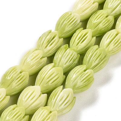 Synthetic Coral Dyed Beads Strands CORA-P008-04A-01-1