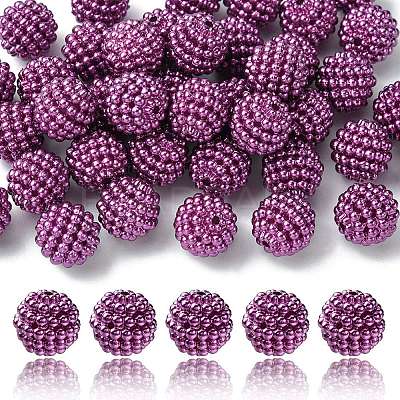 Imitation Pearl Acrylic Beads OACR-FS0001-45G-1