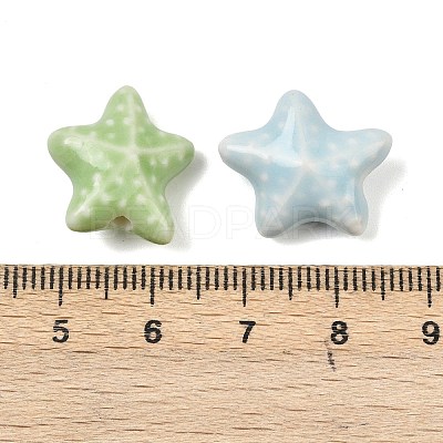 Handmade Porcelain Beads PORC-D026-02B-1