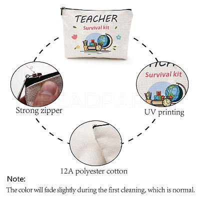 Nurse Theme Polycotton Custom Canvas Stroage Bags ABAG-WH0029-123-1