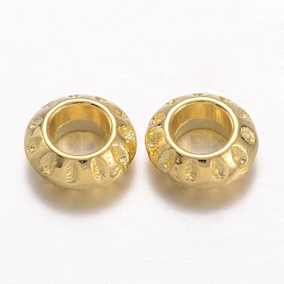Tibetan Style Alloy European Beads TIBEB-EAA386Y-G-FF-1