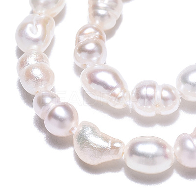 Natural Cultured Freshwater Pearl Beads Strands PEAR-N012-03H-1