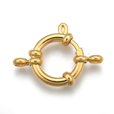 304 Stainless Steel Spring Ring Clasps STAS-H558-29G-1