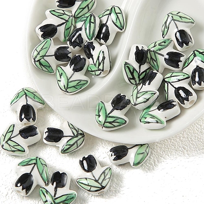 Handmade Porcelain Glazed Beads PW-WGF0CC5-02-1