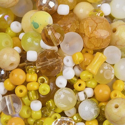 DIY Lampwork Beads & Glass Seed Beds Jewelry Making Findings Kits SEED-K010-01D-1