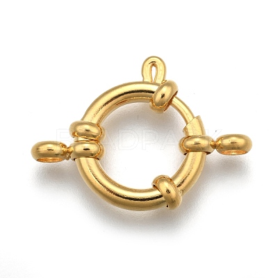 304 Stainless Steel Spring Ring Clasps X-STAS-H558-29G-1