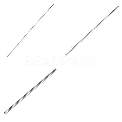 3Pcs 3 Style 304 Stainless Steel Rod STAS-OC0001-13-1