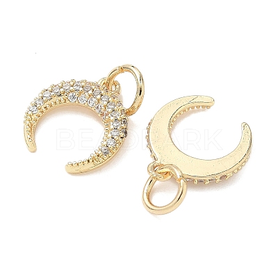 Brass Micro Pave Cubic Zirconia Pendants LS-KK-D386-15G-01-1
