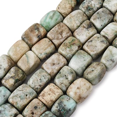 Natural Chrysocolla and Lapis Lazuli Beads Strands G-D098-D12-1