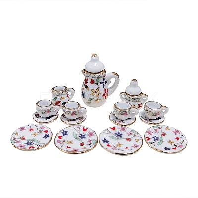 Mini Ceramic Tea Sets BOTT-PW0002-122B-1