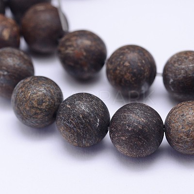 Natural Bronzite Beads Strands G-D745-6mm-1