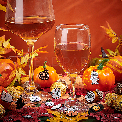 DIY Halloween Pumpkin Drinking Glasses