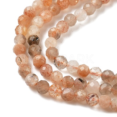 Natural Peach Moonstone Beads Strands G-J400-E16-02-3MM-A-1
