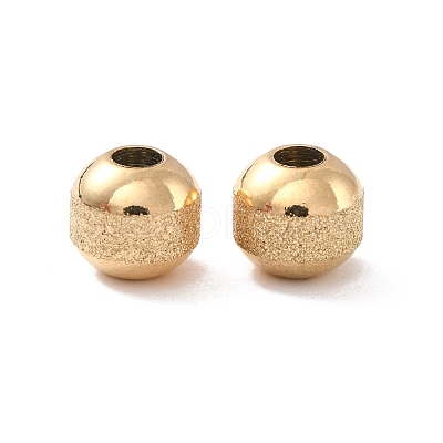 Ion Plating(IP) Textured 304 Stainless Steel Beads STAS-P306-01B-G-1