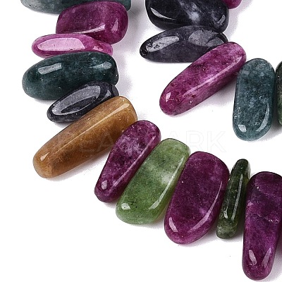 Dyed Natural Quartz Beads Strands G-Q606-24A-1