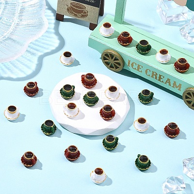 18Pcs 6 Colors Miniature Ornaments DJEW-YW0010-13-1