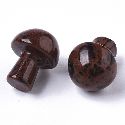 Natural Mahogany Obsidian GuaSha Stone G-N0325-02B-1