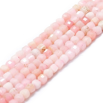 Natural Pink Opal Beads Strands G-P457-B01-29-1
