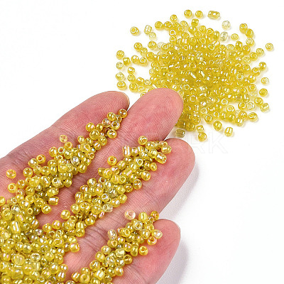 Round Glass Seed Beads X-SEED-A007-3mm-170-1