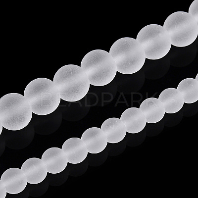 Transparent Glass Beads Strands GLAA-T032-T4mm-MD13-1