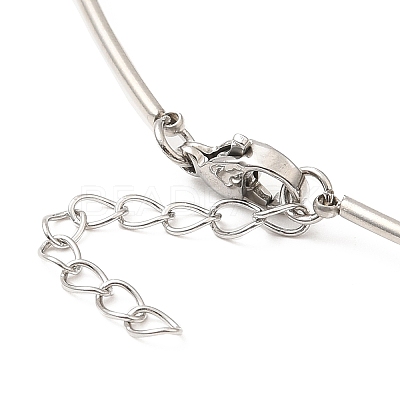 Non-Tarnish 304 Stainless Steel Necklaces STAS-D084-32P-1
