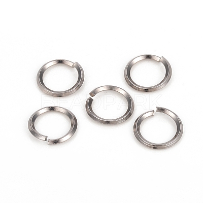 Non-Tarnish 304 Stainless Steel Open Jump Rings STAS-I150-07F-P-1