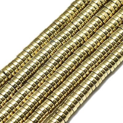 Electroplate Non-magnetic Synthetic Hematite Beads Strands G-S352-42B-01-1