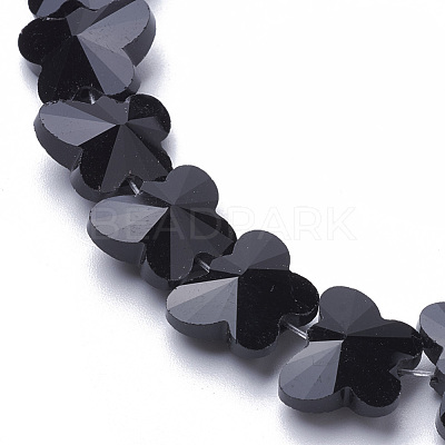 Transparent Glass Beads GLAA-Q066-14mm-B01-1